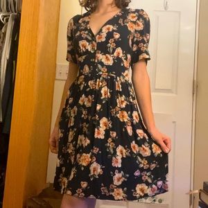 Float Floral Dress - Size Small